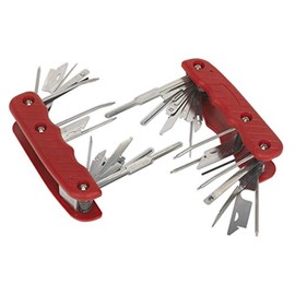 Sealey VS8048 36 Function Radio Release Key Set, Multicoloured