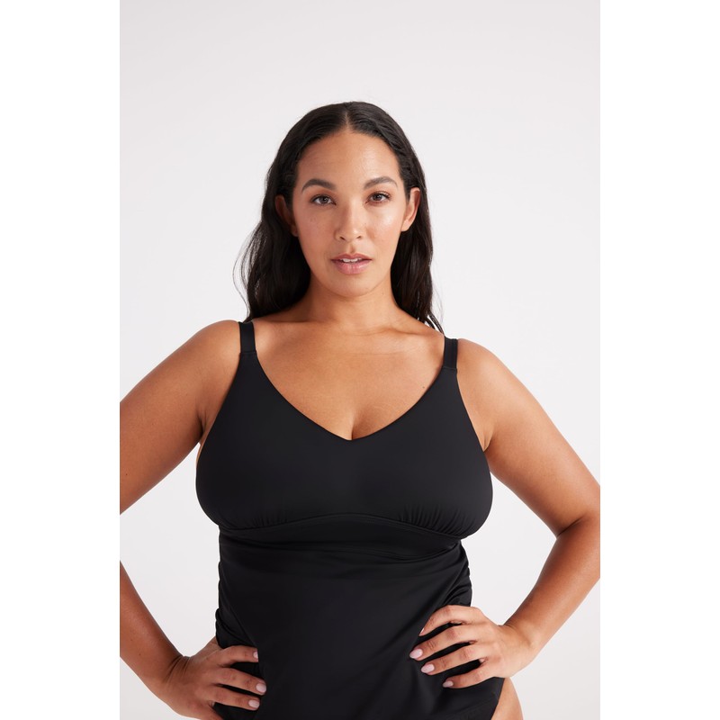 KNIX Tankini Swim Top for Women - UPF 50+, V-Neck,