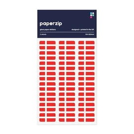 PAPERZIP - Denmark Flags (Dannebrog) – 48 Stickers for Business, Schools, Celebrations