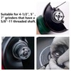 Aienxn 4PCS (2 Sets) 5/8-11 Grinder Nuts Grinder Flange Replacement