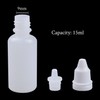 LuenHego 6PCS 15ml Squeeze Bottles Small Plastic Squeezable Dropper Bottles