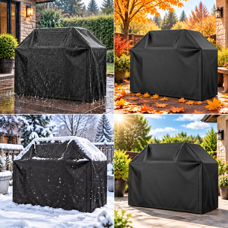 Heavy Duty Grill Cover for Outdoor BBQ Protection – Waterproof