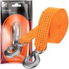 Xtremeauto Heavy Duty Tow Rope Straps With Steel Hooks Car