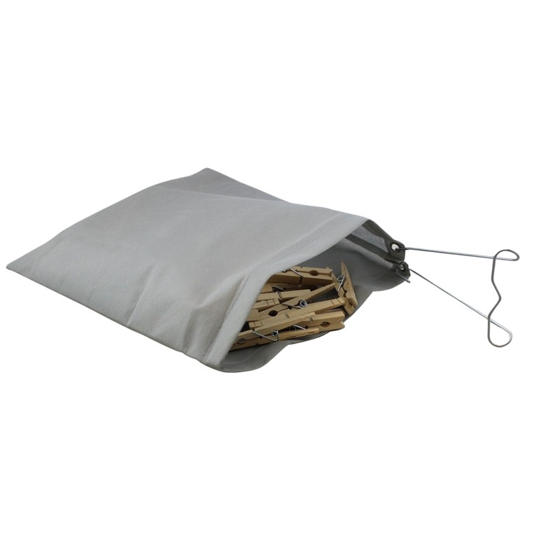Hanging Laundry Clothespin Bag Indoor Outdoor Holds Up to 200