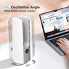KONSIDEN Bladeless Desk Fan for Office, 13-Inch Small Quiet Desktop