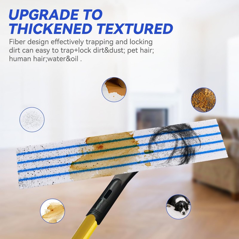 Replacement Disposable Microfiber Pad Fit for Rubbermaid Quick Connect Mop