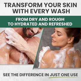 KESMEDIK Tea Tree Body Wash MaxTherapy with Eucalyptus, Aloe & 100% Tea Tree Oil for Skin, Cleans, Soothes and Refreshes Sensitive, Itchy Skin, Body &