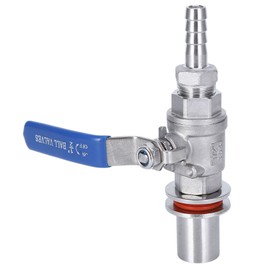 304 Stainless Steel Female Thread 1/2in Beer Kettle Ball Valve Home Brewing Accessory