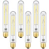 Leools Dimmable E26 Edison Bulb 8W Equal 75 watt Light