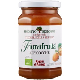 Rigoni di Asiago Fiordifrutta Organic Fruit Spread, Apricot, 8.82 Ounce Pack of 6