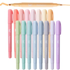 Mr. Pen- Dual Tip Highlighters, 16 Pack, Fine & Chisel, Cute Highlighters Assorted Colors, Dual Tip Markers