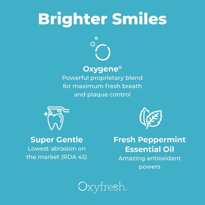 Oxyfresh Pro Formula Fresh Mint Toothpaste – Gentle Low Abrasion