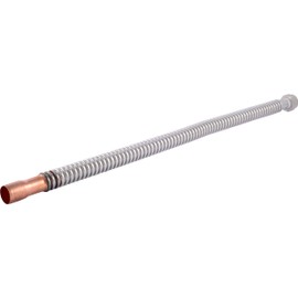 HoldRite QuickFlex 3/4 Inch FIP x 3/4 Inch Sweat x 24 Inch Water Heater Connectors, QFC-7524SWTZ