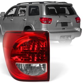 Huray Outer Tail Light for Toyota Sequoia 2008-2017 OE Rear Lamp Replacement (Outer Left (Driver Side))