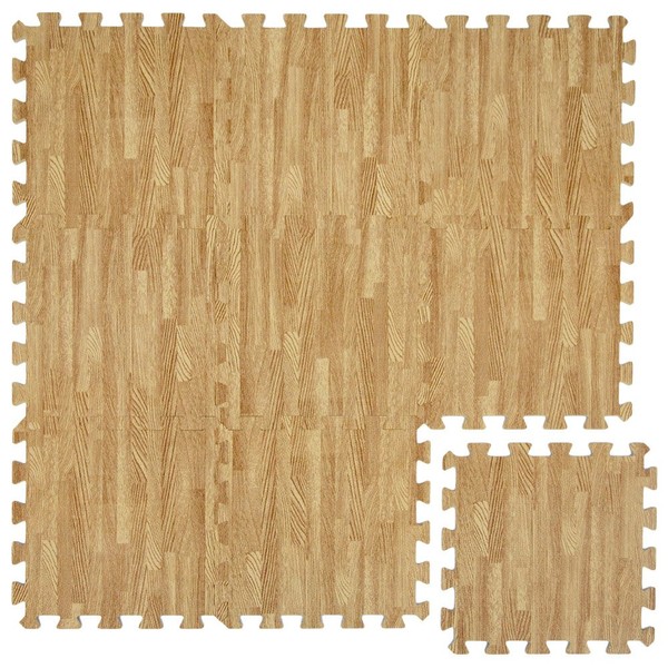 LittleTom Soft Baby Play Mat Children Foam Puzzle 9 Large Laminate Floor Tiles
