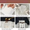 Hysgscwd 100Pcs Portable Coffee Filter Paper Bag, Hanging Ear Drip