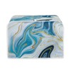 Daulesho Turquoise Marble 2, 4 Slice Toaster Cover Dust Protection