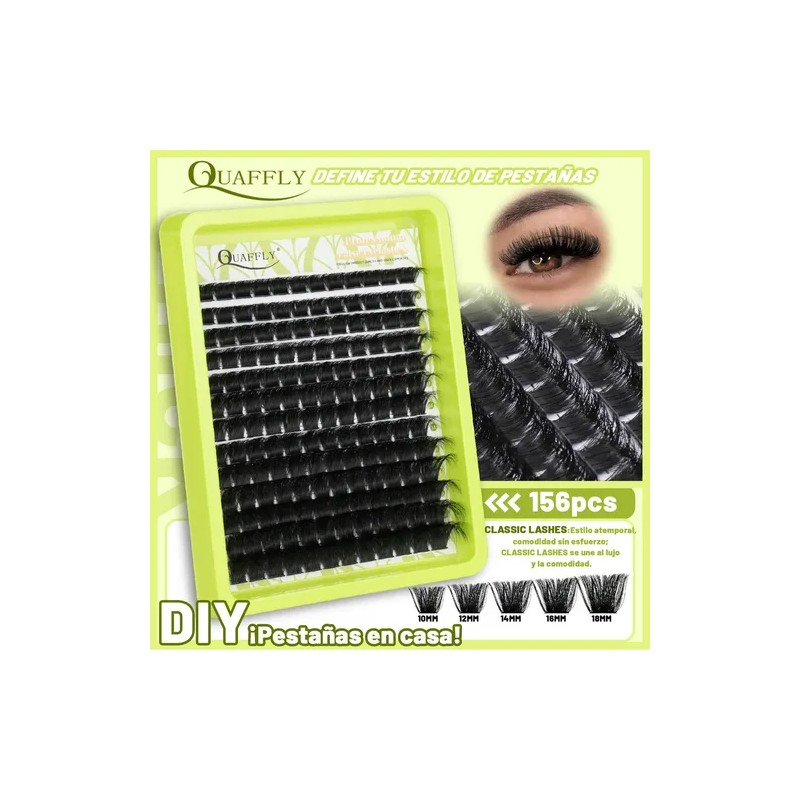 Kit De Extensión De Pestañas De 4 Cajas, 832 Pcs
