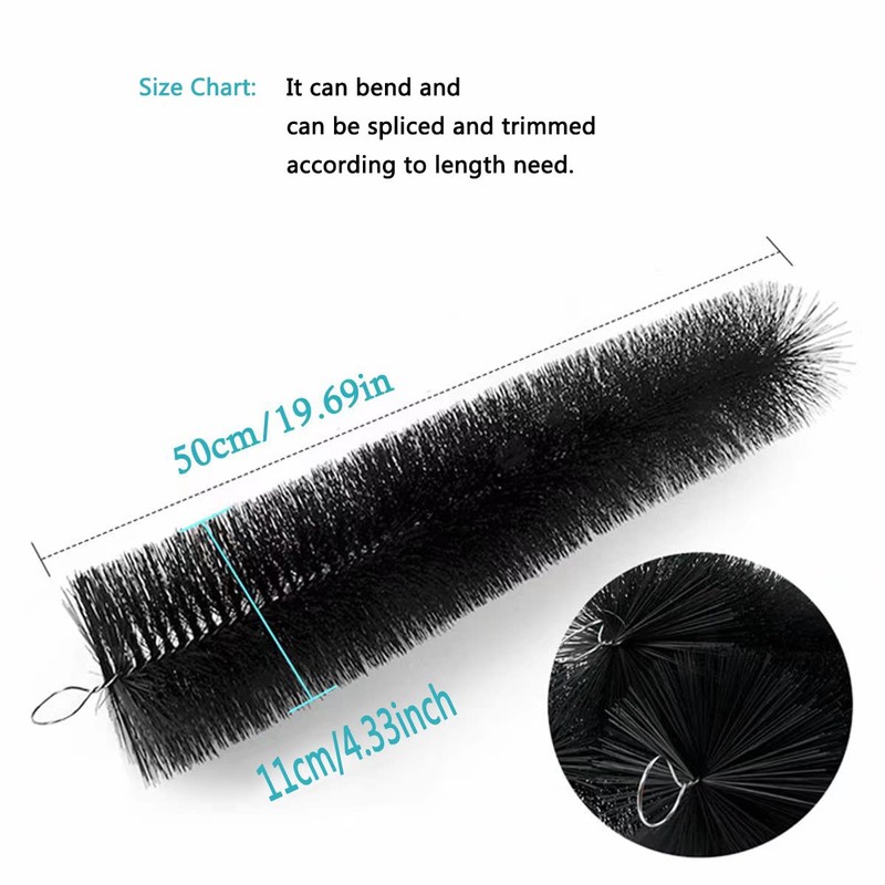Roof Gutter Anti Blocking Brush To Prevent Fallen leaves From