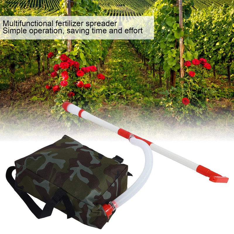 25 Pound Professional Handheld Bag Seed Spreader with Bag, Enclosed