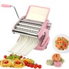 Generic Pasta Maker Machine, Stainless Steel Pasta Roller with 6