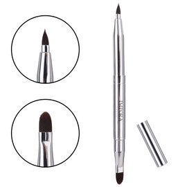 Retractable Lip Makeup Brush by Impora London. Perfect for Travel, Lightweight, Handbag Ready
