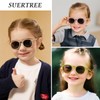 Suertree Baby Polarisierte Sonnenbrille 0-3 Jahre Silikon Sonnenbrille Kinder Flexible