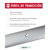 Gedotec transition profile curved., 30 x 1000 mm