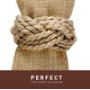 Jolitee Jute Napkin Rings Set of 4 | Elegant Woven