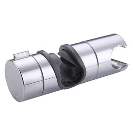 Shower Head Holder Hand Shower Bracket Replacement for 18-25MM Slide Bar Adjustable Shower Rod Holder Chrome Plated