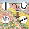 ANIDEER 60" Shephards Hook for Outdoor, Heavy Duty Bird Feeder