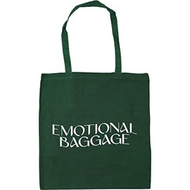 Hippowarehouse emotional baggage Tote Shopping Gym Beach Bag 42cm x38cm, 10 litres