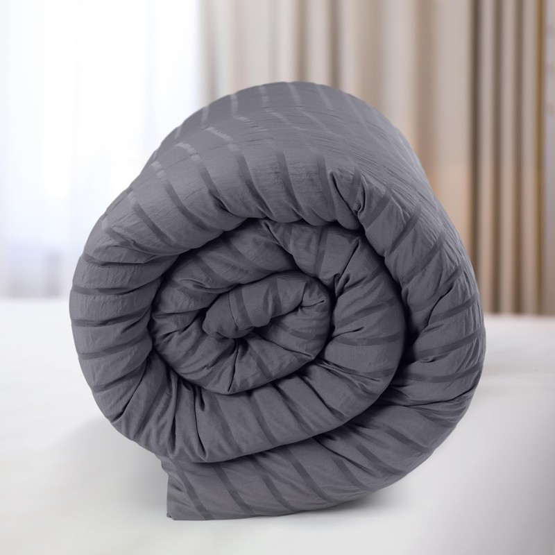 Utopia Bedding Seersucker Duvet Cover - Single Duvet Cover Set
