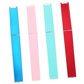 Healvian 4pcs Crystal Glass Nail File Double-sided Filing for Manicure Pedicure Green Lightweight Easy to Clean Nail