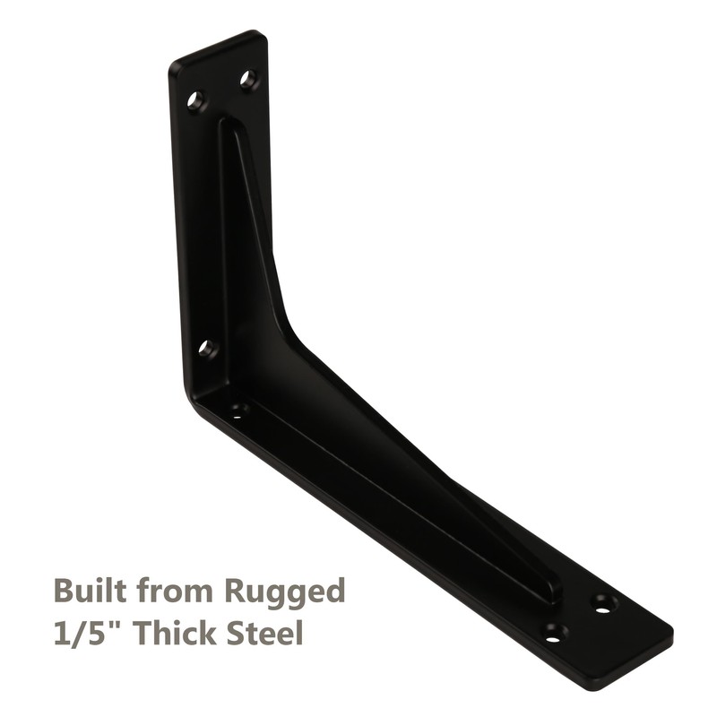 NEODROP 12 Inch Heavy Duty Shelf Brackets, Premium Metal Wall