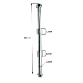 Rear Wheel Axle With Spacers For XR50 CRF50 Dirt Pit Bike 50cc 70cc 110cc 12mm -240mm (Axle Length)