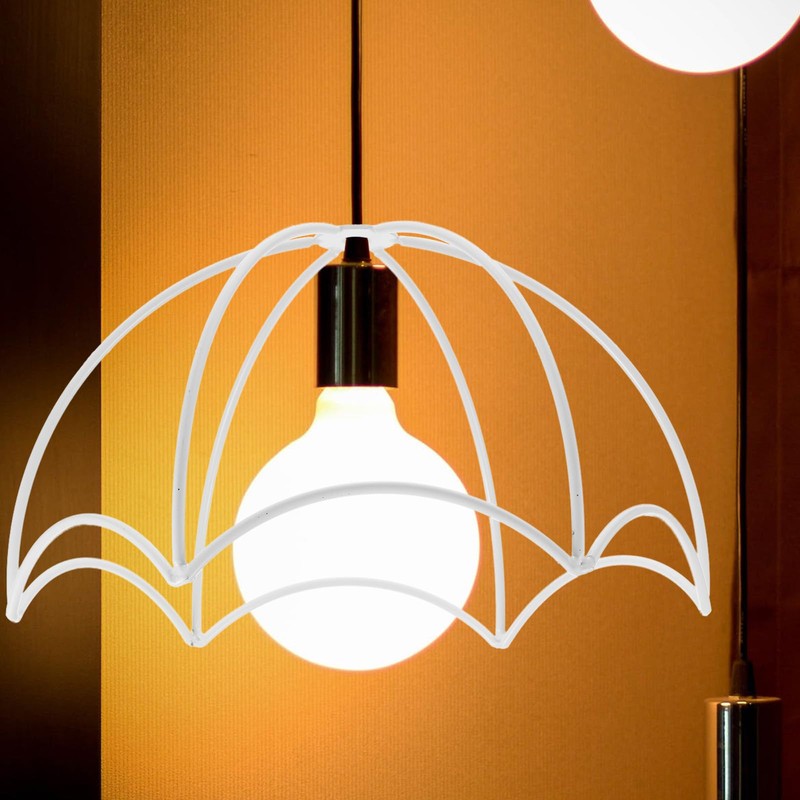 LIFKOME Wire Lamp Shade Frame, DIY Lamp Shade Ring Wire