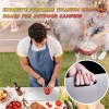 zd-usmarket Titanium Cutting Board 100% Stainless Double-Sided 12x18" in for