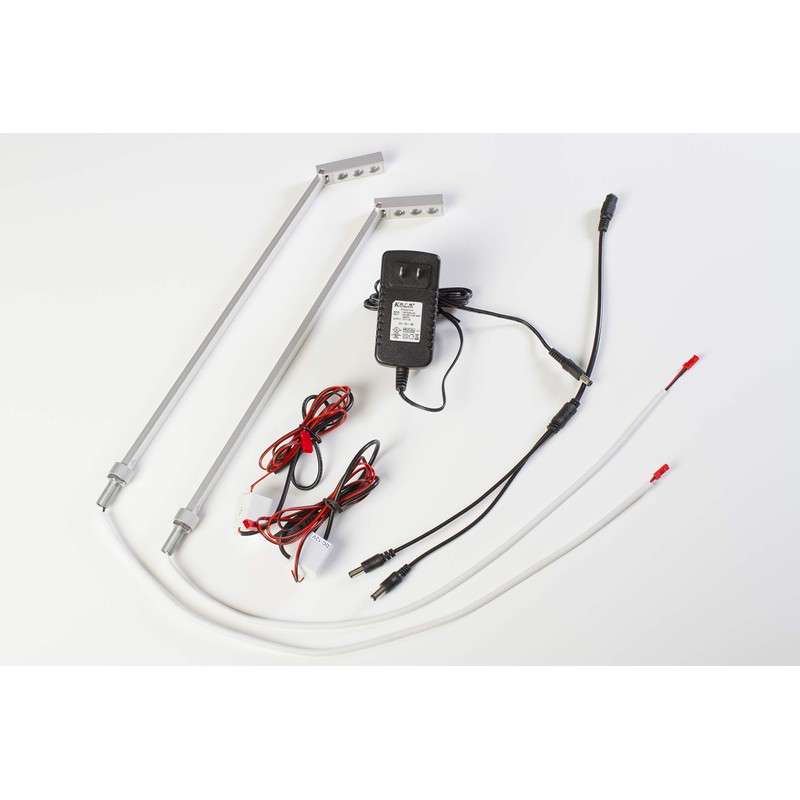 2 Showcase Jewelry LED Light Pole Style FY-38 Set with