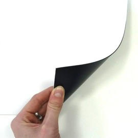 Mag_113 Magnetic Film in DIN A4 I Magnetic White Coated I Writeable Printable I for Car Truck I Warehouse Sign I Door Sign I mag_113
