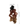 FOMIYES Women Curly Hair Wig High Temperature Soft and Realistic