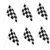 Sosoport Pack of 25 Rod Flags Racing Car Flags Racer
