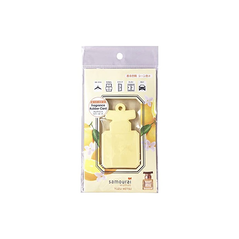 Samourai Woman Yuzumitsu Fragrance Rubber Card
