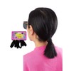Hair Ties for Thick and Curly Hair, 72 Pieces, Black