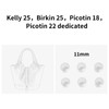 Transparent Silicone Handbag Feet Protectors, Precise-Fit Purse Bottom Stud Covers