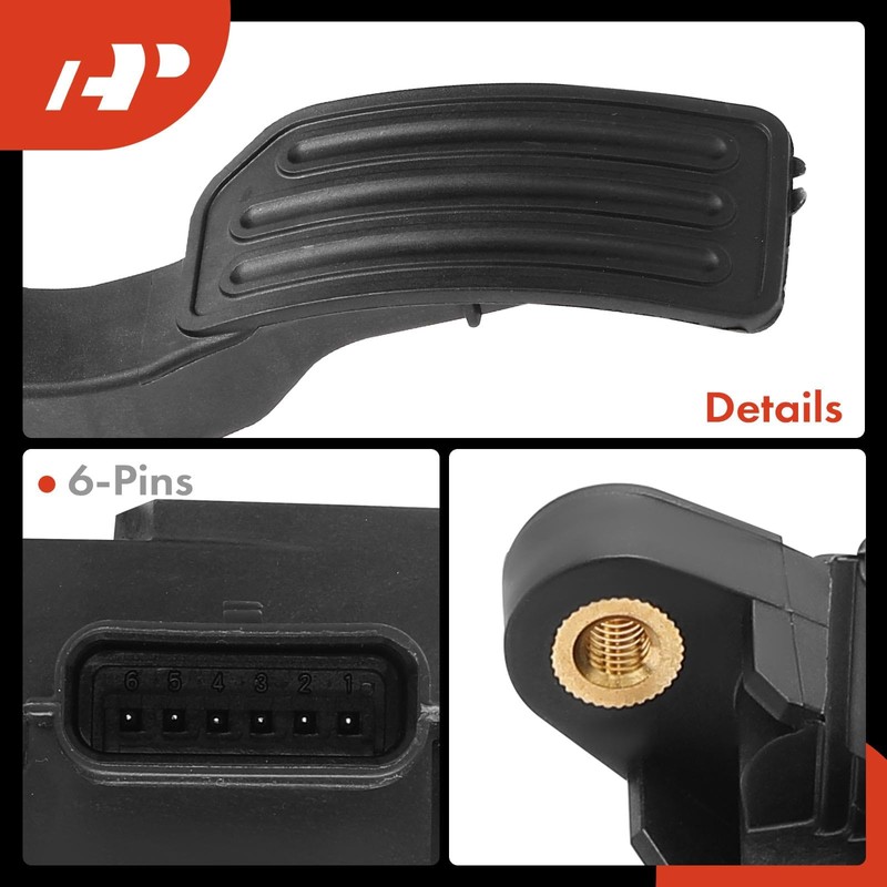 A-Premium Accelerator Pedal with Position Sensor Assembly Compatible with Nissan