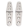 2pcs Heavy Duty Strap Hinge with Holes, Marine Strap Hinge