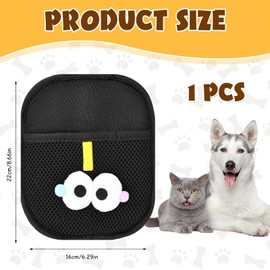 LUODAKA Electrostatic Pet Hair Remover, Pet Hair Remover Tool for Cats & Dogs, Cleaning Gloves for Carpet, Couch, Furniture, Car Seat, Double-Sided, Reusable, Washable (1 PCS)