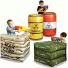 NINOSTAR Pack of 4 Combat Battlefield Inflatables, Compatible with Nerf,