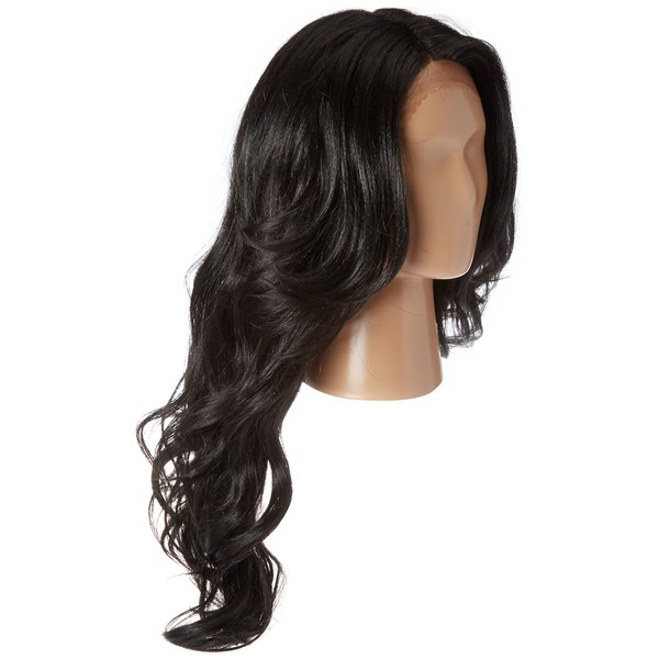 Freetress Equal Brazilian Natural Deep Invisible L Part Lace Front Wig DANITY (1B) by FREETRESS EQUAL